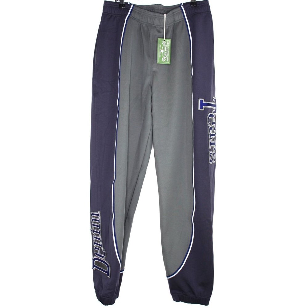 Denim Tears Mens Large 32 x 33 Y2K Style Spell Out Track Pants NEW O965